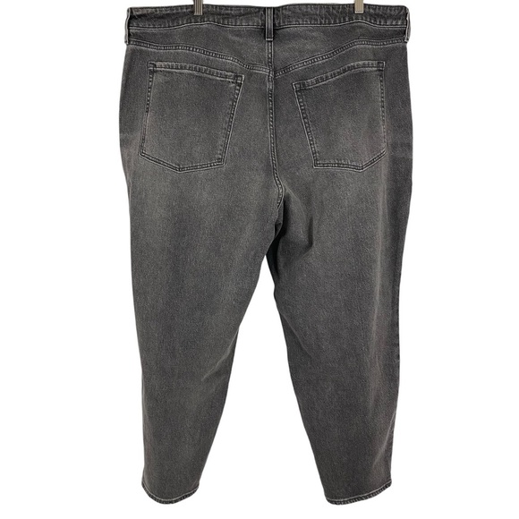 Old Navy Denim Womens Jeans Plus Size 24 High-Rise OG Straight Gray Faded Black - Picture 2 of 9